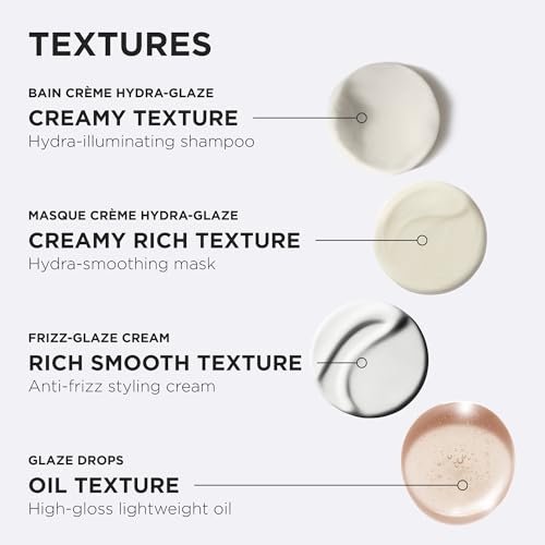 KÉRASTASE Gloss Absolu Anti-Frizz Styling Cream for Thick, Frizzy Hair, for Shine & Smoothness, with Hyaluronic Acid, Silicone-Free Formula, 8.4 Fl Oz