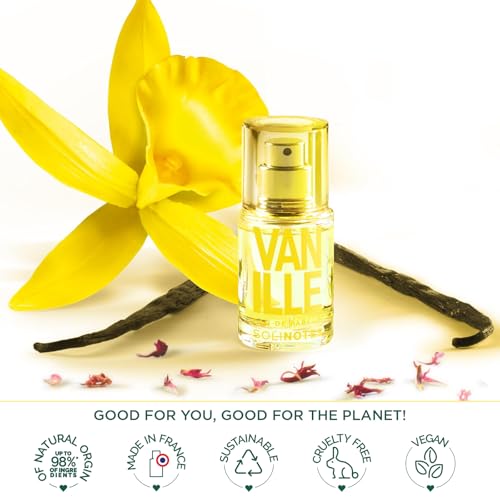Solinotes Vanilla Eau de Parfum, Tonka & White Spices, Vegan, 0.5 Fl Oz
