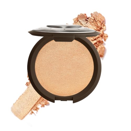 Smashbox X BECCA Shimmering Skin Perfector Pressed Highlighter | Luminous Glow + Buildable, 0.25 Ounce, Champagne Pop