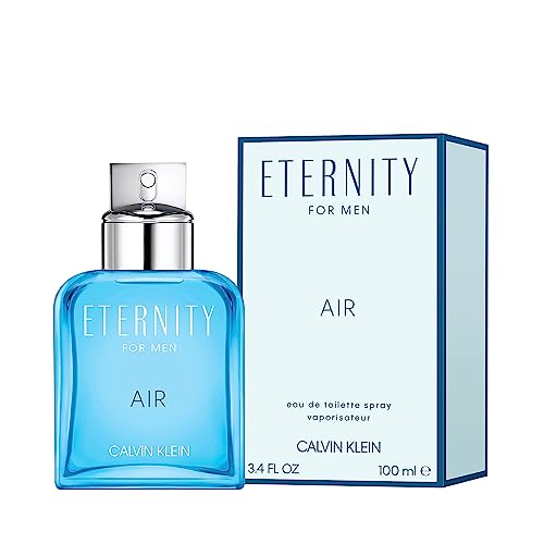 Calvin Klein Eternity Air Eau de Toilette – Men's Aromatic Cologne – With Notes of Mandarin, Lavender & Patchouli Oil & Sea Moss – Luxury Perfumes for Men – Long Lasting Fragrance