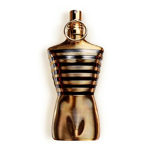 Jean Paul Gaultier Le Male Elixir Parfum - Long Lasting Woody Aromatic Cologne for Men with Lavender, Tonka Bean & Warm Amber - Luxury Elixir Parfum, 2.5 oz