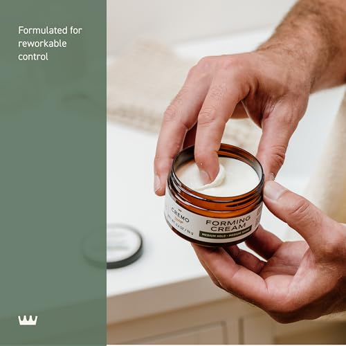 Cremo Hair Styling Cream, Premium Barber Grade Hair Products, 3.4 Oz