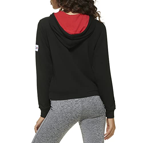 Tommy Hilfiger Sport women's Sport Hoodie,Black,Medium