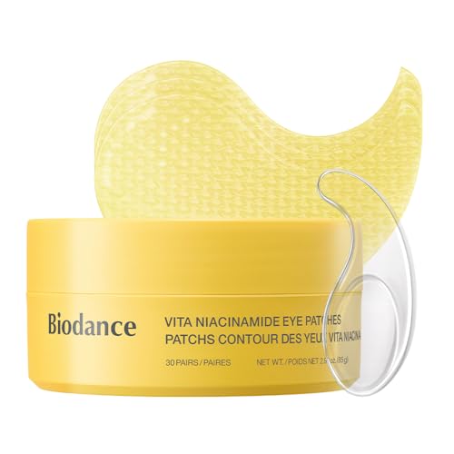 BIODANCE Vita Niacinamide Eye Patches for Dark Circles, 60 Count