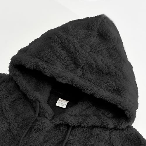 Scapodo Men's Luxury Pattern Hooded Sweatshirt Velour Jacquard Design Pullover Seasonal Casual Wear for Vacation Style Daily Use