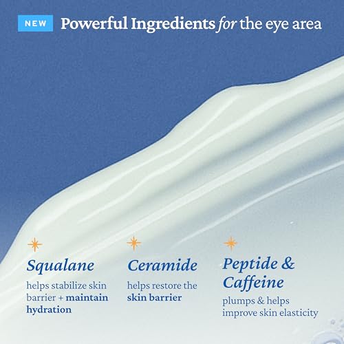belif Peptide Eye Bomb, Anti-Aging Eye Cream for Wrinkles, Fine Lines, Crow’s Feet & Eye Bags, 48hr Hydration with Ceramide, Squalane, Caffeine, Dermatologist-Tested Korean Skincare, 0.84 fl.oz
