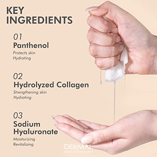 DERMAL 32 Collagen Korean Essence Sheet Mask Variety Pack, A+B Set