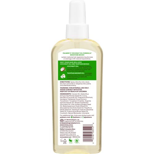 Palmer's Moisture Boost Hair & Scalp Restorative Coconut Oil (5.1 Oz)