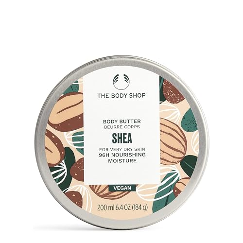The Body Shop Shea Body Butter | 96Hr Moisture, For Dry Skin, 6.4 Oz