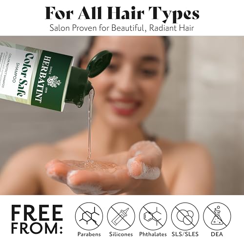 Herbatint Color Safe Shampoo for Color Treated Hair, Aloe Vera, 8.8 oz