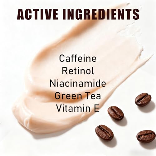 Caffeine & Retinol Eye Stick with Niacinamide for Under Eye Care, Eye Bags