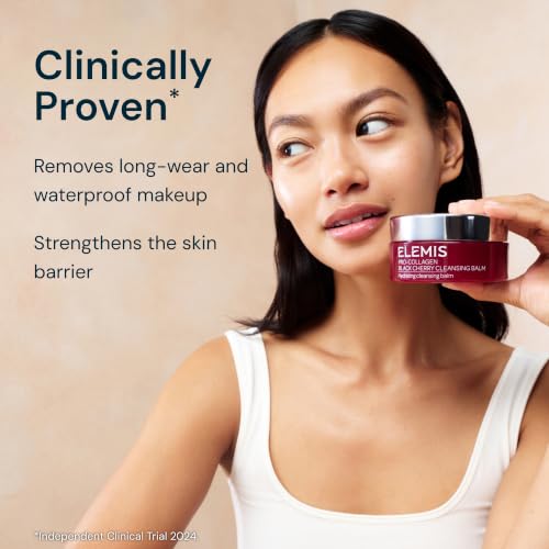 ELEMIS Pro-Collagen Black Cherry Cleansing Balm,3-in-1 Facial Cleanser,100g