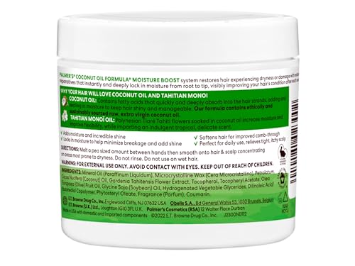 Palmer's Hair Cream, Coconut Oil Formula Moisture Gro Hairdress (5.25 Oz)