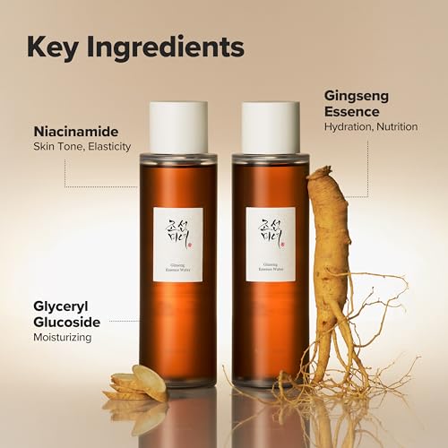 Beauty of Joseon Ginseng Essence Water Hydrating Face Toner for Dry, Dull Skin. Korean Moisturizing Skin Care for Men and Women 150ml, 5.07 fl.oz.