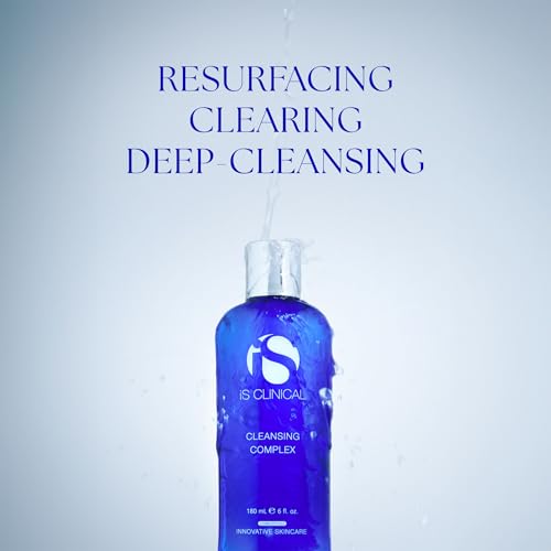 iS CLINICAL Cleansing Complex, 3in1 Gentle deep pore cleanser Face Wash and Makeup remover, Helps blemish-prone skin