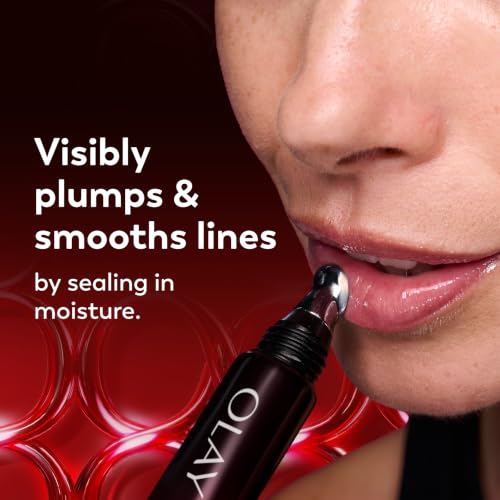 Olay Regenerist Nourishing Treatment, Lip Balm, Plumping Lip Gloss for Women, Fuller Looking Lips & Smoothed Lines, 3-in-1 Mask, Plumper, Gloss - Anti-Aging Skin Care, Shea Butter & Coconut Oil, 0.5oz