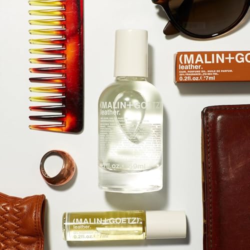 MALIN+GOETZ Leather Eau de Parfum, Smoky Floral, Unisex, 1.7 fl oz