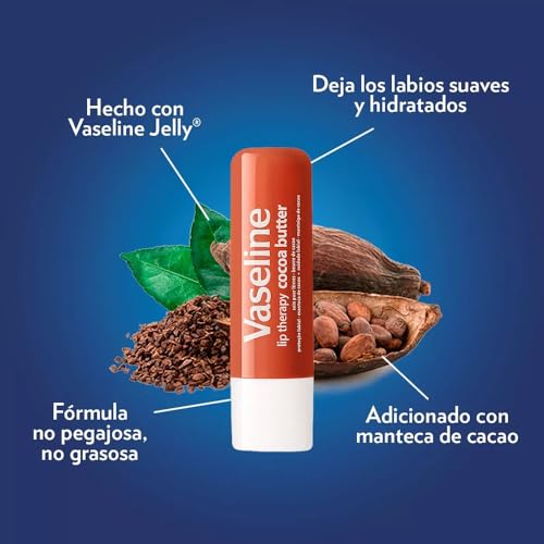 Vaseline Lip Therapy Cocoa Butter Twin Pack