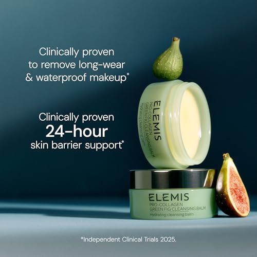 ELEMIS Pro-Collagen Green Fig Cleansing Balm, 3-in-1 Facial Cleanser, 100g