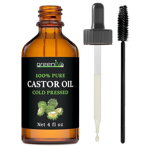 GreenIVe 100% Pure Castor Oil, 4 Fl oz