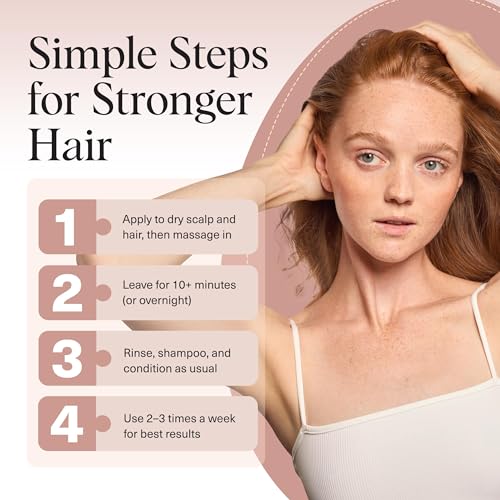Kitsch Rosemary Oil for Hair Growth -With Castor Oil, Biotin & Jojoba- 60mL