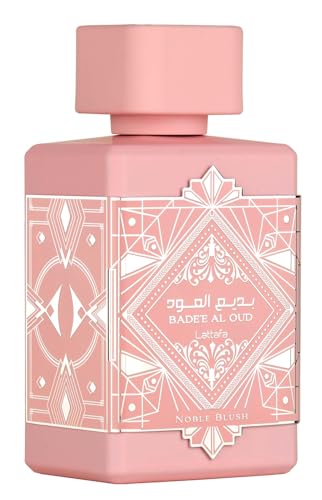 Lattafa Bade'e Al Oud Noble Blush for Unisex Eau de parfum Spray, 3.4 Ounce / 100 Ml