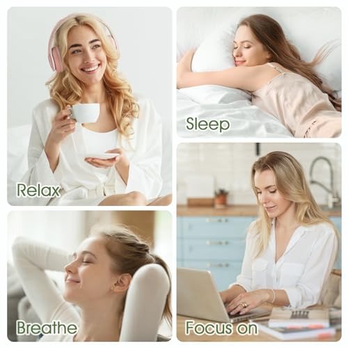 Essential Oils Roll On Set - (Relax, Sleep, Breathe, Focus on) Aromatherapy Oil with Roller Ball, Essential Oils for Skin - Self Care Gift for Women