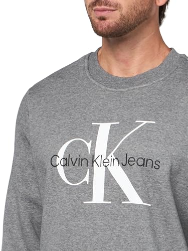 Calvin Klein Men's Monogram Logo Crewneck Sweatshirt