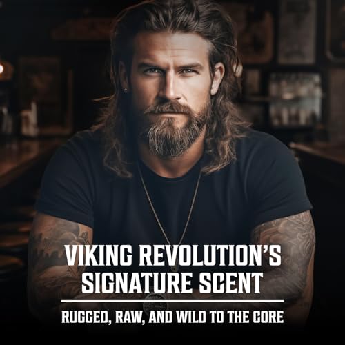 Viking Revolution Sweet Tobacco Cologne for Men - Eau de Parfum - With notes of Tonka Bean, Clementine, Cinnamon, Vanilla, Tobacco, Musk, Ambergris, Leather, Agastache - Gifts for Men 3.5 Fl Oz
