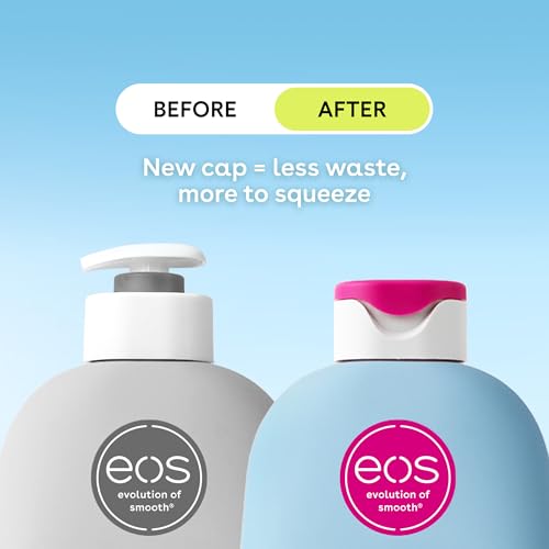 eos Shea Better Sensitive Skin Body Lotion - Fragrance-Free, 48-Hour Moisture Eczema Cream & Dry Skin Relief, Vegan, 16 fl oz (Packaging may vary)