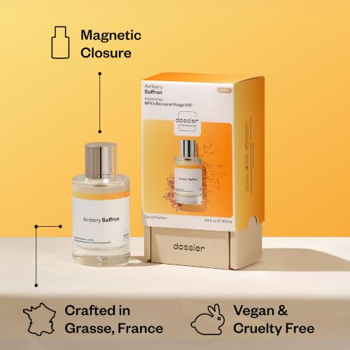 Dossier - Ambery Saffron - Inspired by Baccarat Rouge 540 - Unisex EDP