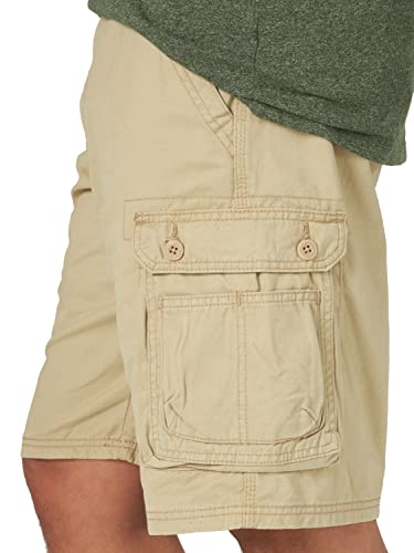 Lee mens Dungarees New Belted Wyoming Cargo Shorts, Buff, 36 US