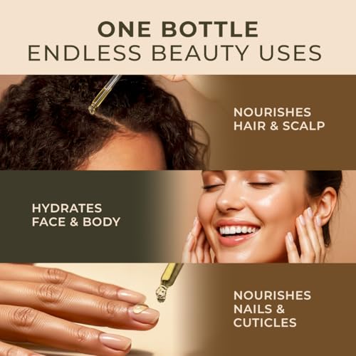 Gya Labs USDA Organic Jojoba Oil - 3.4 Fl Oz - Carrier Oil for Hair, Skin, Face, Scalp & Body Massage