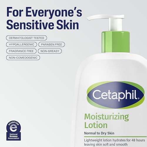 Cetaphil Moisturizing Face & Body Lotion, Sensitive Skin, 20oz