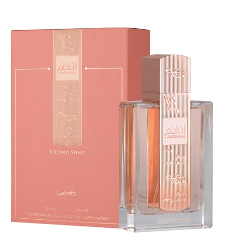 Lattafa Angham Second Song Eau de Parfum 100ml – Unisex Oriental Vanilla Fragrance, Long-Lasting Sweet & Creamy Scent