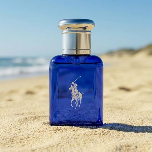 Ralph Lauren Polo Blue Eau de Toilette Fresh Citrusy Cologne - 1.35 Fl Oz