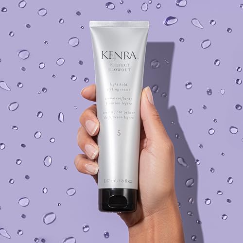 Kenra Professional Perfect Blowout 5 | Light Hold Styling Crème | Provides Thermal Protection | Increases All Over Body & Fullness | Lightweight Formula | All Hair Types | 5 fl. Oz