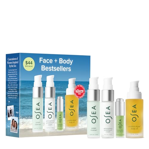 OSEA Face + Body Bestsellers, 4-Piece Skin Care Travel-friendly Set
