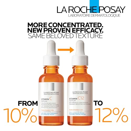 La Roche-Posay Vitamin C Serum for Face with Salicylic Acid, 1oz