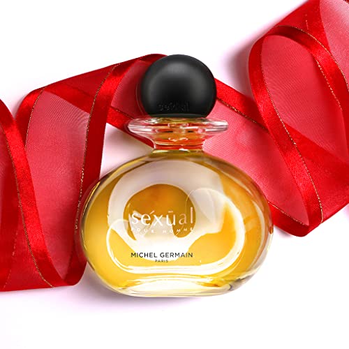 Michel Germain Sexual Pour Homme Eau de Toilette Spray, Top Notes of Indian Basil, Bergamot, Italian Clementine, French Melon, Natural Oils, 2.5 Fl Oz