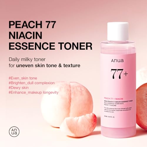 Anua Peach 77 Niacin Essence Toner, 8.45 fl oz