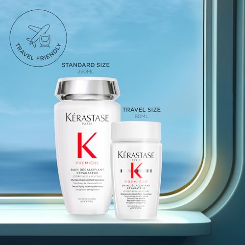 Kerastase Premiere Sulfate-Free Hair Repair Shampoo - Strengthening & Smoothing, For Breakage & All Damaged Hair Types, Removes Buildup and Decalcifies With Citric Acid