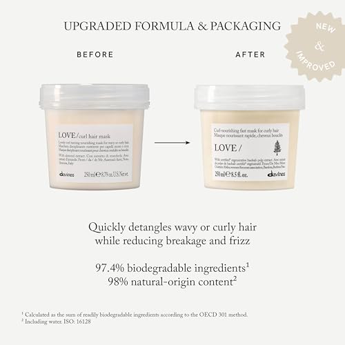 Davines LOVE CURL/Mask Nourishing Treatment for Wavy Curly Hair 8.5 Fl Oz