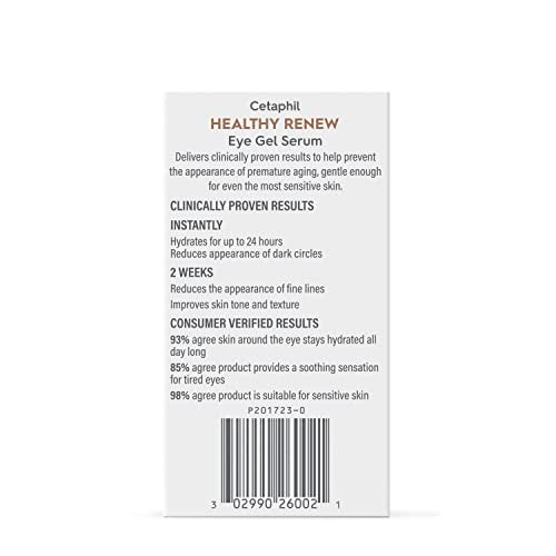 Cetaphil Healthy Renew Eye Gel Serum, Anti-Aging, Peptides, 0.5 fl oz