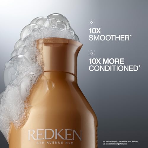 Redken All Soft Shampoo – For Dry, Brittle Hair, 16.9 Fl Oz