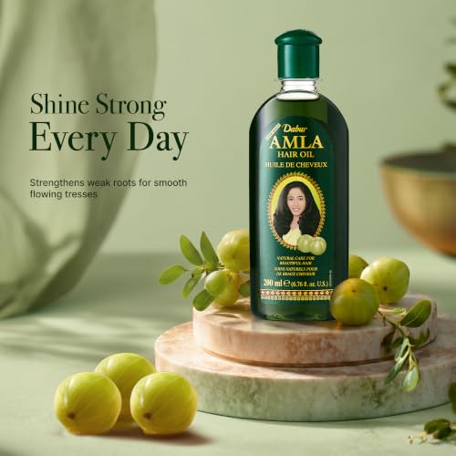 Dabur Amla Hair Oil – Nourishing with Pure Amla Oil For Hair Growth, 200 ml