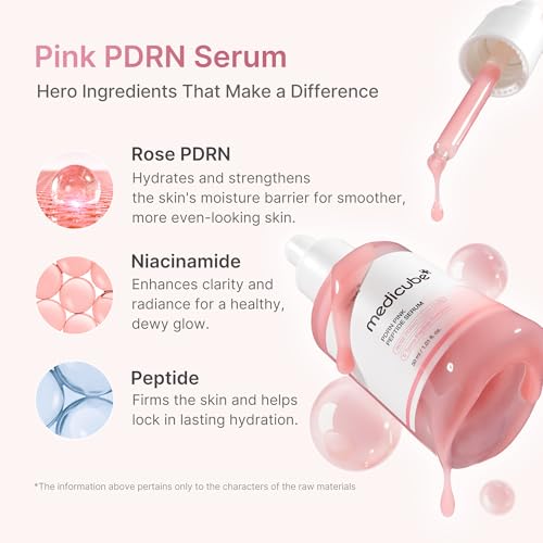 medicube PDRN Pink Peptide Serum with Rose PDRN