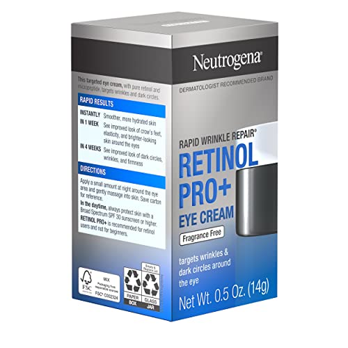 Neutrogena Rapid Wrinkle Repair Retinol Pro+ Anti-Wrinkle Eye Cream, 0.5 oz