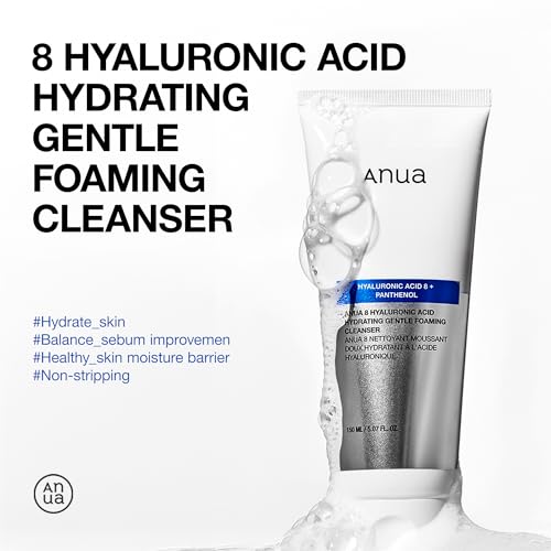 ANUA Hydrating Gentle Foaming Cleanser, 5.07 fl.oz