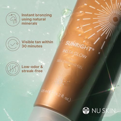 Nu Skin Sunright Insta Glow Self Tanner Gel | 4.2 Oz | 1 Pack